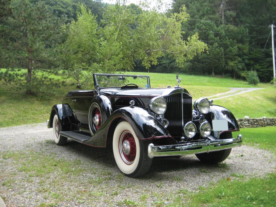  Packard Super Eight Model 1104 Coupe Roadster 1934 года  (фото 1 из 7)